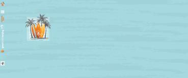 GroWidesign - beachSurfbretter Panel 75cm türkis - BIO Jersey